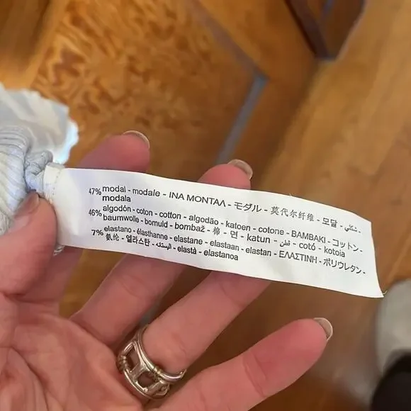 Zara Asymmetrical Ribbed Tie Dye Dress - Picture 9 of 11